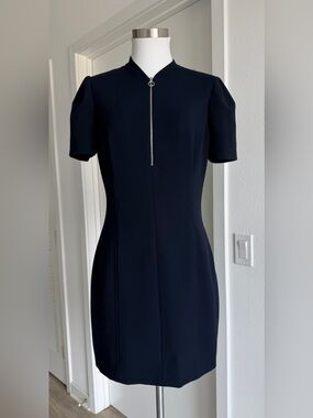 Maje "Renyo" mini sheath dress with silhouette-defining seams Size FR3, US8
